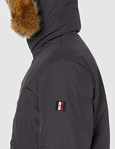 Tommy Hilfiger Hampton Down Parka Chaqueta , Gris (Magnet Pc9) , Medium para Hombre