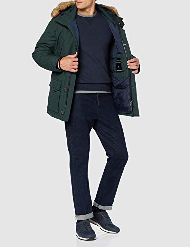 Tommy Hilfiger Hampton Down Parka Chaqueta , Verde (Darkest Spruce Ldc) , X-Large para Hombre