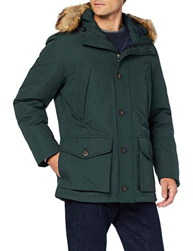 Tommy Hilfiger Hampton Down Parka Chaqueta , Verde (Darkest Spruce Ldc) , X-Large para Hombre