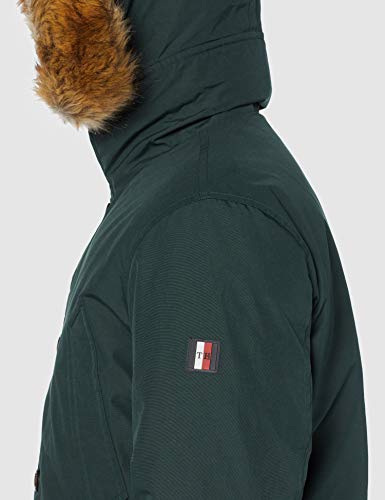 Tommy Hilfiger Hampton Down Parka Chaqueta , Verde (Darkest Spruce Ldc) , X-Large para Hombre