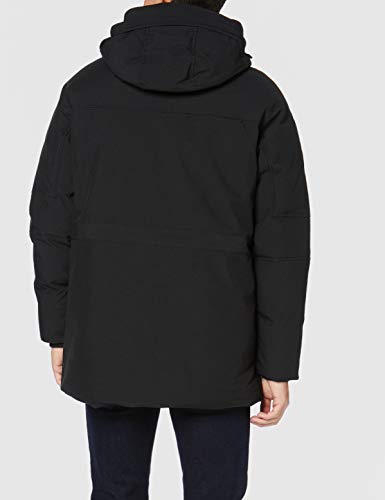 Tommy Hilfiger Heavy Canvas Parka Chaqueta, (Jet Black Base), XX-Large para Hombre