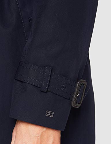 Tommy Hilfiger Heritage Single Breasted Trench Abrigo, Azul (Midnight 403), XXL (Talla fabricante: XXL) para Mujer