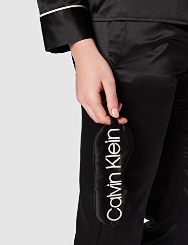 Tommy Hilfiger L/S Pant Set Juego de Pijama, Negro, XS para Mujer