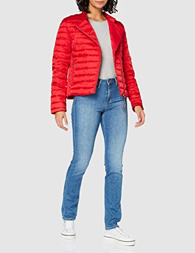 Tommy Hilfiger LW Down Biker Chaqueta, Primary Red, XXS para Mujer