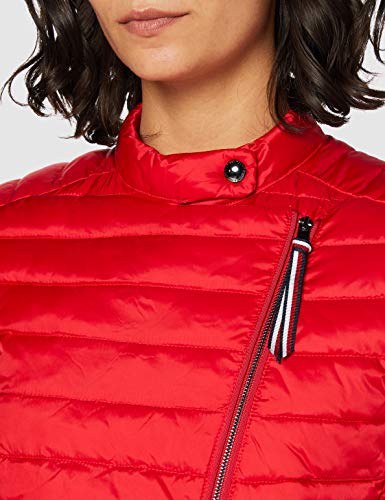 Tommy Hilfiger LW Down Biker Chaqueta, Primary Red, XXS para Mujer