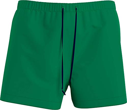 Tommy Hilfiger Medium Drawstring Bañador, Verde primario, M para Hombre