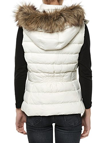 Tommy Hilfiger Melinda Chaleco de Deporte, Egret-PT 003, L para Mujer
