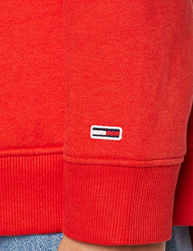 Tommy Hilfiger Modern Logo Hoodie chaqueta punto, Rojo (Flame Scarlet 667), XX-Small para Mujer