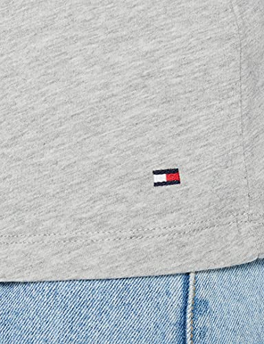 Tommy Hilfiger Mujer Heritage Crew Neck Graphic tee Camiseta Not Applicable, Gris (Light Grey Htr 039), Large