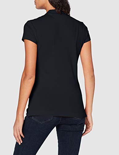 Tommy Hilfiger New Chiara Str Pq Polo SS, Medianoche (Midnight), XXL para Mujer