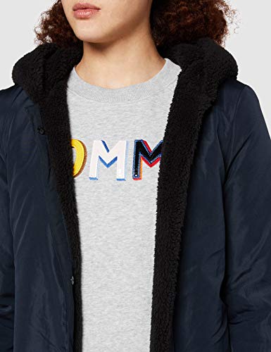 Tommy Hilfiger New Cynthia 2 In 1 Long Parka, Azul (Midnight 403), X-Small para Mujer