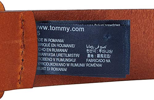 Tommy Hilfiger New Danny Belt Cinturón, Cognac, 85 cm para Mujer