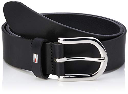 Tommy Hilfiger New Danny Belt - Cinturón para mujer, Masters Black, 70 cm
