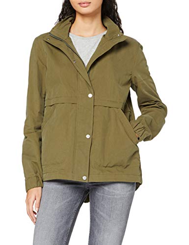 Tommy Hilfiger Short Hooded Parka, Verde (Military Olive 393), X-Small para Mujer