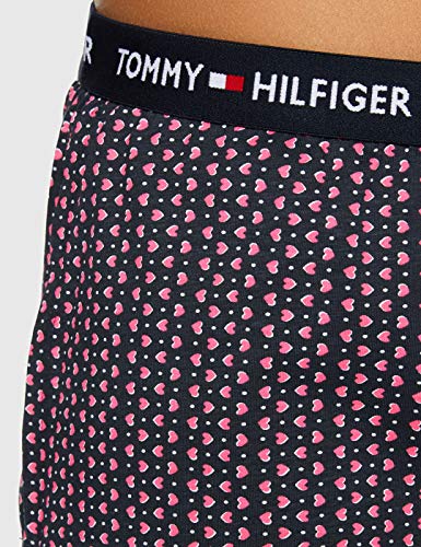 Tommy Hilfiger SS Short Set Holiday, 0ST Juego de Pijama, Cielo del Desierto/Cielo del Desierto, L para Mujer