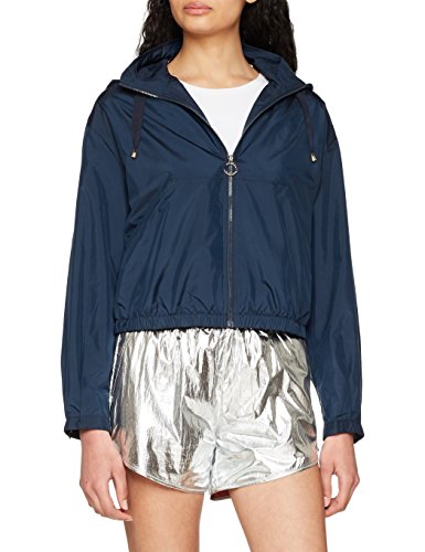 Tommy Hilfiger Susan Short Packable Jkt Chaqueta, Azul (Midnight 403), 36 (Talla del Fabricante: X-Small) para Mujer