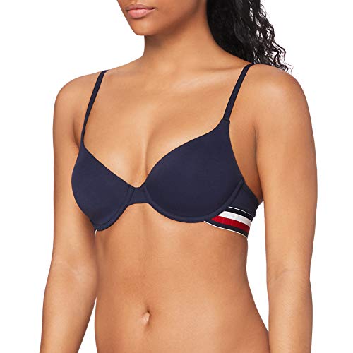 Tommy Hilfiger T Shirt Bra Sujetador para Camiseta, Azul (Navy Blazer 416), 70C (Talla del Fabricante: C 70) para Mujer