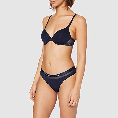 Tommy Hilfiger T Shirt Bra Sujetador para Camiseta, Azul (Navy Blazer 416), 70C (Talla del Fabricante: C 70) para Mujer