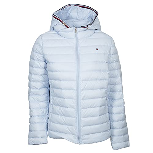 Tommy Hilfiger TH ESS LW Down JKT Chamarra de Plumas, Blue, SG para Mujer