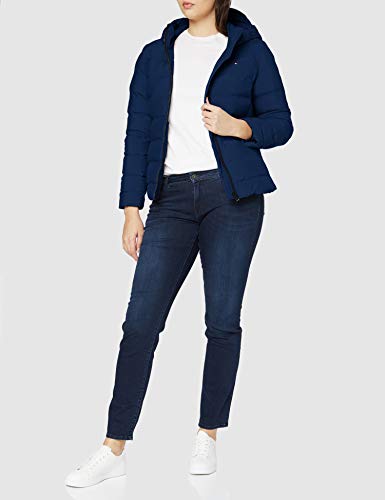 Tommy Hilfiger TH ESS Seamless Sorona Jkt Chaqueta, Night Sky, XXL para Mujer