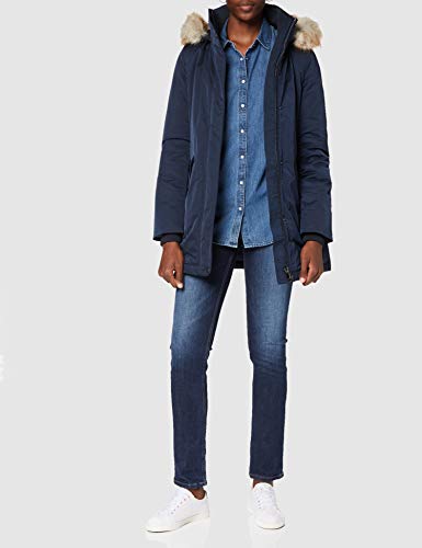 Tommy Hilfiger TH ESS Sorona Padded Parka Chaqueta, Desert Sky, L para Mujer