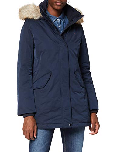 Tommy Hilfiger TH ESS Sorona Padded Parka Chaqueta, Desert Sky, L para Mujer