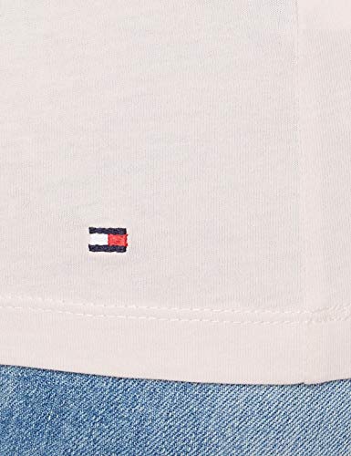 Tommy Hilfiger Tiara Regular Round-nk tee SS Camiseta, Rosa (Pale Pink Tjp), 42 (Talla del Fabricante: X-Large) para Mujer