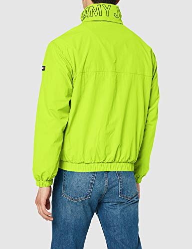 Tommy Hilfiger TJM Popover Jacket Chaqueta, Verde (Acid Lime 300), M para Hombre