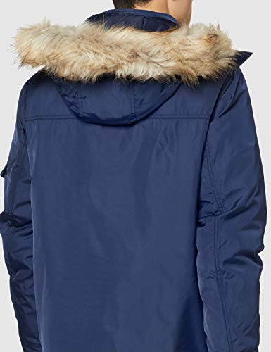 Tommy Hilfiger TJM Tech Parka Chaqueta, Azul (Black Iris), L para Hombre
