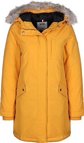 Tommy Hilfiger Tjw Technical Down Parka Chaqueta, Amarillo (Yellow Zbc), XX-Small para Mujer