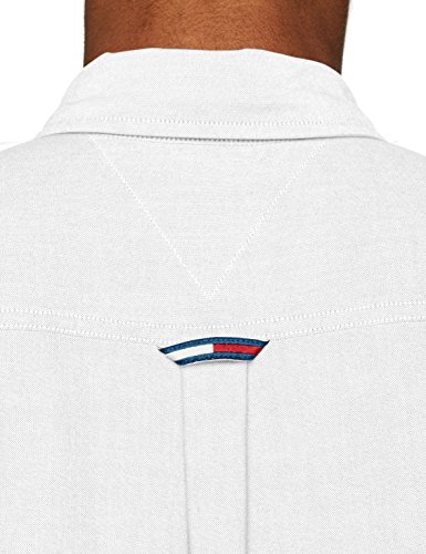 Tommy Hilfiger Tommy Classics Camisa, Weiß (Classic White 100), Medium para Hombre