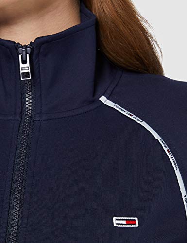 Tommy Hilfiger Tracksuit Jacket chaqueta punto, Azul (Black Iris 002), Medium para Mujer