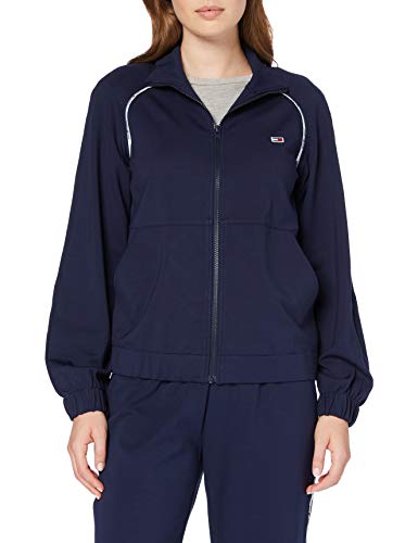 Tommy Hilfiger Tracksuit Jacket chaqueta punto, Azul (Black Iris 002), Medium para Mujer