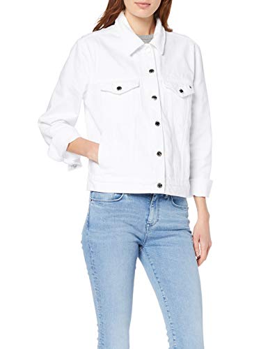 Tommy Hilfiger Veronica Jacket Clr Chaqueta, Blanco (Classic White 100), X-Large (Talla del Fabricante: 12) para Mujer