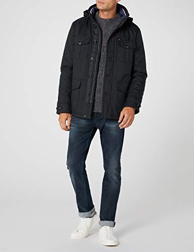 Tommy Jeans Alan AF, Abrigo para Hombre, Gris (CHARCOAL 024), Medium