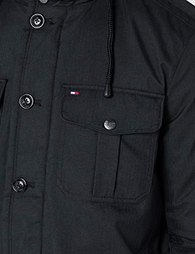 Tommy Jeans Alan AF, Abrigo para Hombre, Gris (CHARCOAL 024), Medium