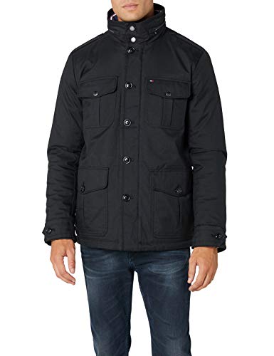 Tommy Jeans Alan AF, Abrigo para Hombre, Gris (CHARCOAL 024), Medium