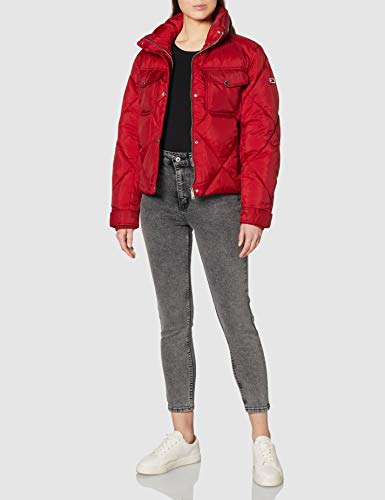 Tommy Jeans – Chaqueta acolchada para mujer rojo S