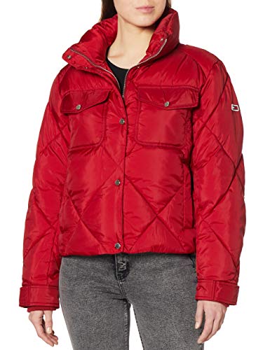 Tommy Jeans – Chaqueta acolchada para mujer rojo S