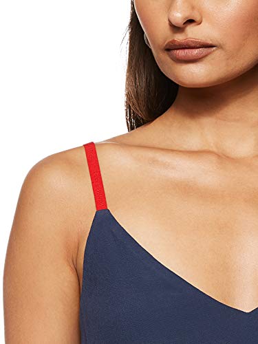Tommy Jeans Mujer Tjw Essential Strap Dress Vestido Not Applicable, Azul (Twilight Navy C87), 34 (Talla del Fabricante: X-Small)