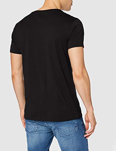 Tommy Jeans Original Jersey Camiseta, Negro (Tommy Black 078), X-Large para Hombre