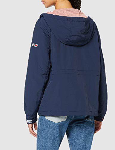 Tommy Jeans Tjw Essential Windbreaker Chaqueta, Azul (Blue Cbk), 32 (Talla del Fabricante: XX-Small) para Mujer