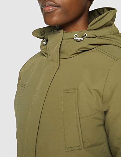 Tommy Jeans TJW Technical Down Parka Chaqueta, Olivo, M para Mujer