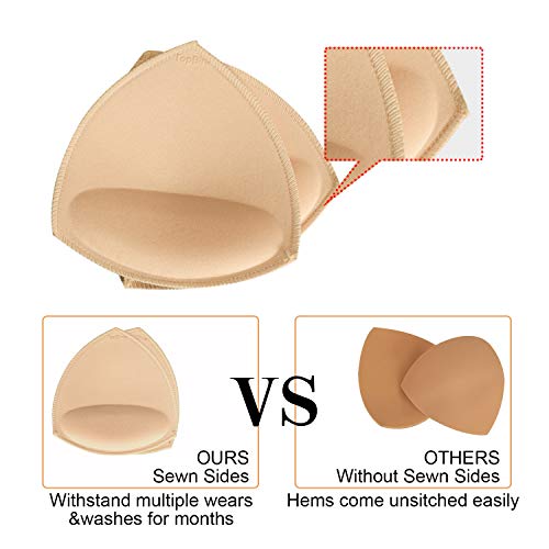 TopBine 3 pares Insertos de almohadillas de sujetador