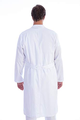 Traje de laboratorio Gima 21412 para hombre, color blanco, XXXL, blanco, 1