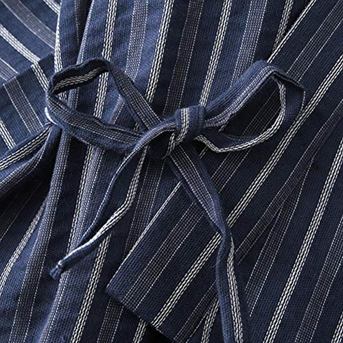 Traje de Pijama de Estilo japonés Kimono de los Hombres del Verano Vestido de tamaño XL