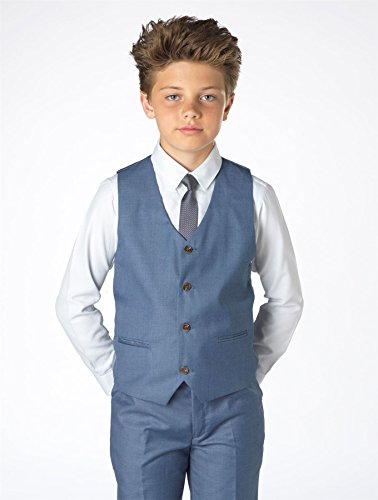 Traje para niños de Paisley of London, de cambray de color azul, para bodas u ocasiones especiales, de 1 a 15 años Azul azul (chambray) 14 años