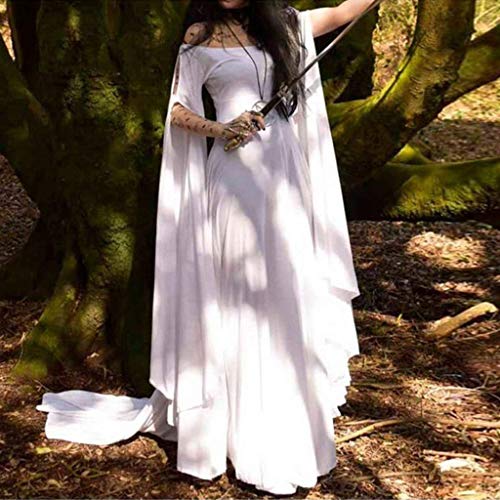Trajes Retro Vestimenta De Las Mujeres Mujeres Longitud De La Manga De Las Mujeres De Época Medieval Renacimiento Traje De Halloween Partido Tamaños Talla De Ropa Medieval