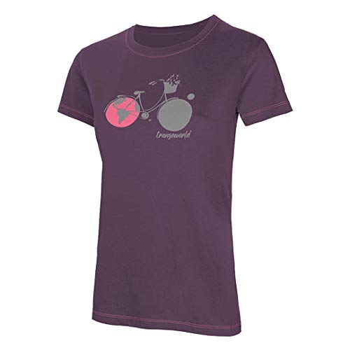 Trangoworld Ligures Camiseta, Mujer, Morado Oscuro, XS
