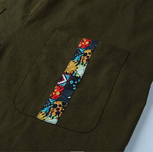 Treer Mujer Peto de Pantalones Largos Casual Verano Mono Suelto Moda Margarita Bolsillos Tiras Fiesta Pantalones de Babero Jumpsuit Playa Fiesta Pantalón (Azul Marino,L)